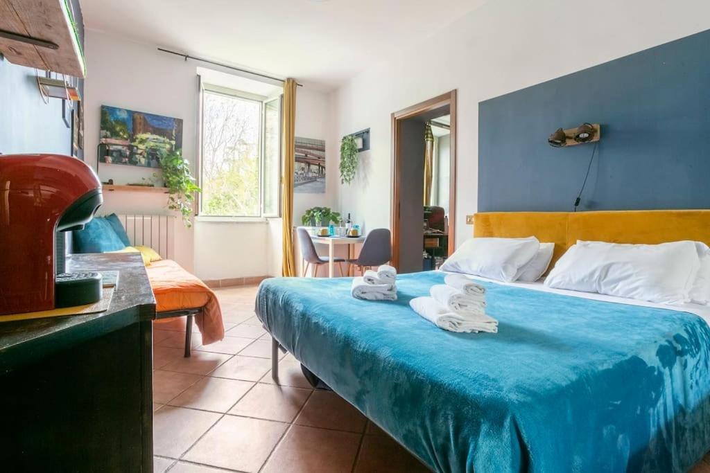 Guest Art Trastevere Station With Ac Рим Экстерьер фото